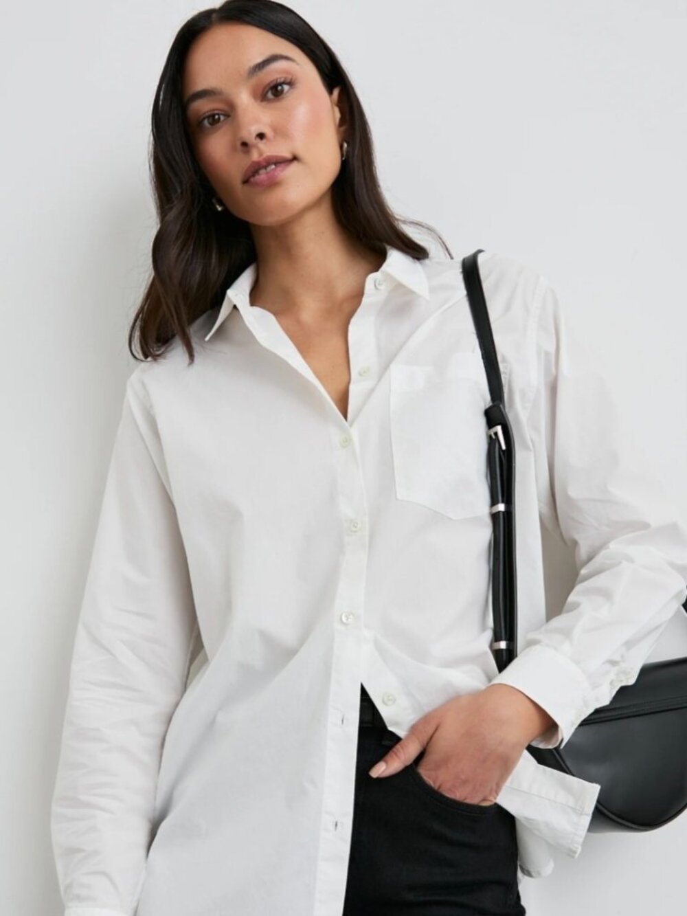 Rails NWT Elsa White Button up Shirt size XL